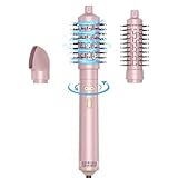 3 in 1 Rotierende Warmluftbürste Rundbürstenföhn Automatischer Lockenstab große Locken 38MM/50MM, Negative Ionen Föhnbürste für Lockig/flauschig/glatt/föhnen