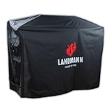 Landmann Premium Wetterschutzhaube|Aus robustem Polyestergewebe & Wasserdicht|UV-beständig, Atmungsaktiv & Kältebeständig|Geeignet für Triton PTS 3.1/4.1 & Rexon PTS 3.1/4.1 [62x148x120 cm], Schwarz