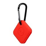 PartyKindom -Trackerschutzfall Schild Tile Mate-Tracker Fliesenkamerad Schlüssel schützend Markierungshülse Tracer-Abdeckung leichte Hülle Schutzhülle Kieselgel rot