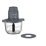 Moulinex Choppeo, Zerkleinerer mit Glasschale, Nutzinhalt 1 l, Borosilikatglas, 2 Geschwindigkeitsstufen, Java Pepper DJ602110