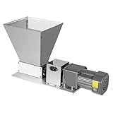 Getreidemühle, 220V Elektrische Futtermühle mit Hopper Edelstahl Malzmühle Schrotmühle Küchenmaschine Getreide Grinder Heimbrauer für Grinding Barley Wheat