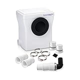 Aquamatix Cubo 400W Hebeanlage 110L/min Abwasserpumpe mit Kohlefilter 3 Eingänge für Toiletten, Waschbecken und Badewannen, 8m vertikale Pumpdistanz