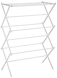 Amazon Basics Klappbarer Wäscheständer, 14.5' D x 29.5' W x 41.8' H, Weiß