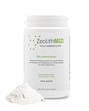 Zeolith MED Detox Pulver, von Ärzten empfohlen, Apothekenqualität, laboranalysiert, zur Entgiftung und Darmreinigung, zum Einnehmen – jetzt natürlich entgiften (200 g (1er Pack))
