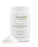 Zeolith MED Detox Pulver, von Ärzten empfohlen, Apothekenqualität, laboranalysiert, zur Entgiftung und Darmreinigung, zum Einnehmen – jetzt natürlich entgiften (200 g (1er Pack)) (1 x 200g)