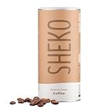 SHEKO Kaffee Mahlzeitersatz Shake - 25 cremige Eiskaffe Shakes pro Dose - Nur 200kcal, Glutenfrei & Natürlich lecker - Diät Shakes zum Abnehmen
