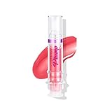 Plumping Lip Oil With Chili Extract - Clear Pink Instant Plumper Lip Gloss, Hydrating & Nourishing Tinted Lip Balm Liquid Lipstick for Day & Night Moisturizing Lips (04#)