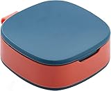 Handlicher Medikamentenbox Medikamentendosierer,Tablettenbox,Leicht Zu Öffnen,Bequem und bequem (Blau.)