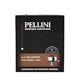 Pellini Gustobar N.1, Gemahlener Kaffee für Espressomaschinen mit Samtigem Geschmack, Arabica- und Robusta-Mischung, Mittlere Röstung, 2 Packungen mit je 250g