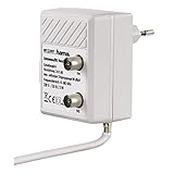 Hama Antennen-Zweigeräteverstärker (2-Port, 2x 12dB) weiß