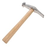 SOLUSTRE Schuhmacherhammer aus Rostfreiem Stahl mit Holzgriff Leichter Rutschfester Schuhhammer für Präzise Schuhreparaturen und Langlebige Sohlenbearbeitung für Schuhmacher und