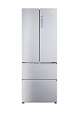 Haier French Door 70 SERIE 5 HFR5719ENMG Kühl-Gefrier-Kombination/Total No Frost/Easy Access Gefrierschubladen spart bis zu 30% Energie / 70 cm Breite/MyZone Plus/Edelstahllook