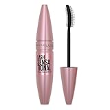 Maybelline New York Mascara für Volumen und Definition, Lash Sensational, Intense Black, 9,5 ml