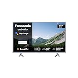 Panasonic TX-32MSW504S, 32 Zoll HD LED Smart 2023 TV, Android TV, Surround Sound, Google Assistant, Chromecast, Bright Panel, HD Color Engine, Silber