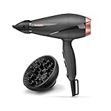 BaByliss Smooth Pro 2100 Haartrockner, Föhn mit leistungsstarken 2100 Watt, Made In Italy, Ionen-Technologie für Anti-Frizz-Effekt, Inkl. Zentrierdüse und Diffusor für natürliche Locken, 6709DE