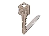 SOG Key Knife Taschenmesser aus Edelstahl in der Farbe Bronze - 10,20 cm, silber
