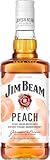 Jim Beam Peach | Kentucky Straight Bourbon Whiskey vermählt mit fruchtigem Pfirsichgeschmack| 32.5% Vol. | 700ml