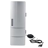 Leapiture Mini-Kühlschrank, Tragbar, USB-Kühlschrank, Kühler, Wärmer, Mini-Gefrierschrank, Kühler Für Dosen, Getränke, Bier, Reisen, Auto, Büro