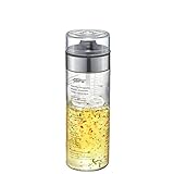 GEFU Dressing-Shaker MIX – Glas Shaker mit Topquirl | Auslaufsicher | 350 ml mit Doppelskala | 3 Rezepte aufgedruckt | Spülmaschinengeeignet