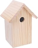 Flamingo Bozo Nistkasten aus Holz - Klassisches Design, 18 x 14,5 x 25 cm, Ideal für Meisen, Spatzen und andere kleine Vögel