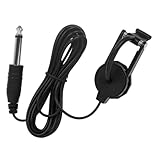 Beaupretty Violin Pickup Tragbarer Piezo Kontaktmikrofon für Akustische Instrumente Installieren Schont das Instrument Klare Audioaufnahme für Geigen und Ukulelen