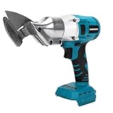 Akku Blechschere Kompatibel mit Makita 18V, Bürstenlosen Motor Max 2,0 mm, 360° Elektrische Schere zum Schneiden von Stahl (ohne Akku)