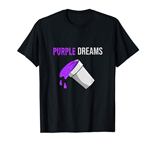 Codeine Rap Lean Hustensaft Purple Drank T-Shirt