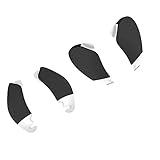 Saucer Ersatz-Nasenstückpolster für Oakley Jawbone/Split Jacke/Racing Jacket Sonnenbrille, Weißer harter Boden mit Schwarz, Einheitsgröße
