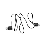 Yardwe Midi-kabel Klaviatur Audiokabel Von Musikinstrumenten Professionelles Keyboard-midi-adapterkabel Midi-stecker-stecker-verbindungskabel Legierung Black