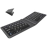 QPSJXN Tragbare drahtlose Faltbare Bluetooth -Tastaturaufladungskompatibel mit Windows Android und PC