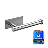 Ibergrif MK34052 - Selbstklebender Toilettenpapierhalter, klopapierhalter WC Ohne Bohren, Toilettenpapier Halterung, Edelstahl, Einheitsgröße, Grau