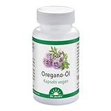 Oregano-Öl Kapseln vegan, 30 g Dose I 70% Carvacrol und 3,5% Thymol I leicht schluckbar I 60 Portionen I ohne Zusatzstoffe