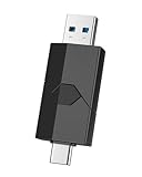 Vansuny USB C Stick 256GB USB 3.0, Dual USB Stick 256GB 3.0 USB A + USB C Stick 256GB, Type C OTG für iPhone 15/Smartphone/Tablet Mac/Computer