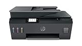 HP Smart Tank Plus 655 Multifunktionsdrucker (Drucker, Scanner, Kopierer, Fax, WLAN, AirPrint, 4-in-1, inklusive Tinte für bis zu 3 Jahre drucken), Schwarz