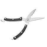 Küchenschere Edelstahl Multi -Funktion Food Shears Cutter Hochdurchleistungen für Geflügelfischknochen, die langlebig leicht zu reinigen 25,5 cm