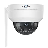 Hiseeu 5MP Überwachungskamera Aussen WLAN,360 ° Anzeigen PTZ Kamera mit Farbe Nachtsicht,2-Wege-Audio,IP66 Wasserdicht,Cloud/SD-Karten Speicher,Arbeiten Überwachungskamera Set WLAN