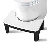 FL HUA Toilettenhocker Klappbar Hoch, Staubfrei und rutschfest WC Hocker Erwachsene und Kinder, Eingedickter Klohocker Faltbar für Assist Relieve Verstopfung