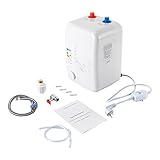 8L Kleinspeicher Untertisch 1500w IPX4 30-75℃ Temperature Einstellbar, Warmwasserspeicher Kleinspeicher Elektrisch Für Küche oder Waschbecken