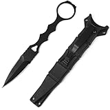 Generisch EDC Messer aus 440C Stahl Feststehende Klinge mit Kydex Scheide Tragbares Taschenmesser für Outdoor Camping Wandern Bushcraft