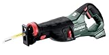 Metabo Akku-Säbelsäge SSEP 18 LT – 601616850 – 18 V – Ideal für schwer zugängliche Stellen – Ohne Akku und Ladegerät
