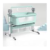 Musik Babyschaukeln für Kleinkinder, Baby Stubenwagen Nachtschläfer elektrisches Timing Schaukelbett, Baby Stubenwagen mit Fernbedienung, 3-in-1 höhenverstellbares zusammenklappbares Babybett mit Auf