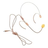 TOYZFRIENDY Kabelgebundenes Headset Mikrofon mit Omnidirektionalem Kondensatormikrofon Leichtes Ergonomisches Headworn Design für Lehrer und Guides Komfortabler Sitz Klare Sprachübertragung