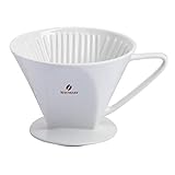 Westmark Porzellan-Kaffeefilter/Filterhalter, Filtergröße 4, Für bis zu 4 Tassen Kaffee, Brasilia, Porzellan, 24482260