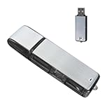 16G Mini Digital Voice Recorder – Podazz Sound Actived 90 Stunden Kapazität wiederaufladbarer USB-Soundrekorder mit Metallgehäuse für Vorlesungen Besprechungen