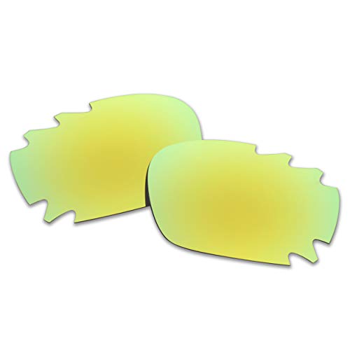 SOODASE Für Oakley Jawbone Vented Sonnenbrillen Gold Polarisierte Ersatzgläser