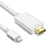 NCGGY HDMI-Kabel für i-Phone,lighting auf hdmi Kabel,zur Übertragung von i-Phone, i-Pad oder i-Pod auf TV, HDMI-Anschlusskabel, iOS 17,16,15,14, YouTube-TV-Ausgang,HD-Auflösung 1080P(1m weiß)