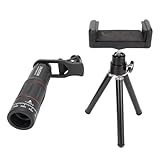 KIMISS Telefonkamera -Objektiv Kit Universal 28x Teleobjektiv mit Weitwinkel 0,6X Objektiv, Makro 20x Objektiv, Fisheye 198 ° Objektivstativ für Fotografie -Enthusiasten