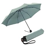 Knirps A.050 Reise-Regenschirm für Erwachsene, ultraleicht, kompakt, winddicht, 97,8 cm, Reiseetui im Lieferumfang enthalten, Lagune, 38.5 inches diameter, 9.4 inches folded length