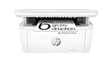 HP LaserJet MFP M140we Laserdrucker, Monolaser 3-in1, 6 Monate gratis drucken mit HP Instant Ink inklusive, HP+, Drucker, Scanner, Kopierer, Duplex-Druck, DIN A4, WLAN, Airprint, 64 MB