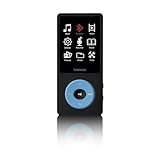Lenco Xemio-860BU - MP3/MP4-Spieler mit Bluetooth® und 8GB internem Speicher - Blau Tragbarer CD-Pl